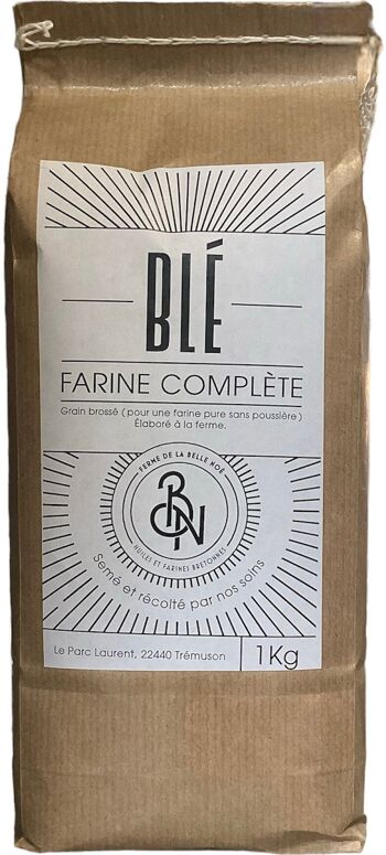 Farine de blé – T130 - Complète 500g 2