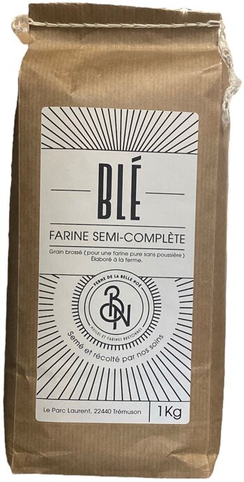 Farine de blé – T110 6 Semi complète 1KG 2