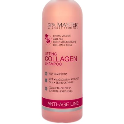 Spa Master Lifting Collagen Shampoo für lockiges Haar – Anti-Age – pH 5,5