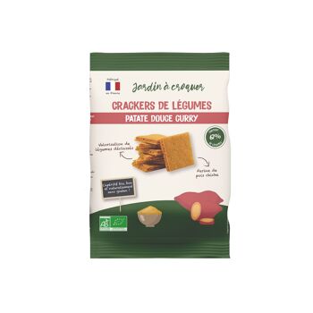 Galletas saladas sin TACC de garbanzos: crackers veganas