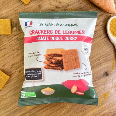 Crackers de légumes bio - Patate douce Curry 70g