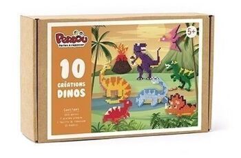 BOITE PERLOU DINOSAURES 3000 PERLES 6