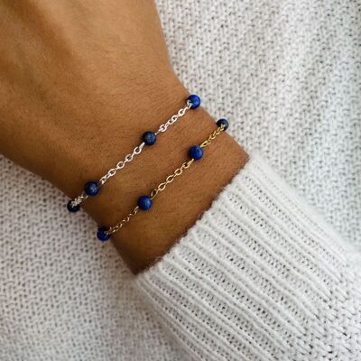 Anthéa Lapis-Lazuli-Armband