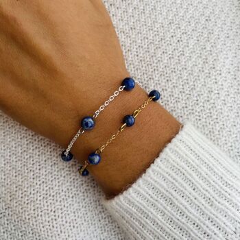 Bracelet Anthéa Lapis-Lazuli 5