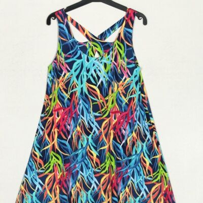 Flowy printed dress