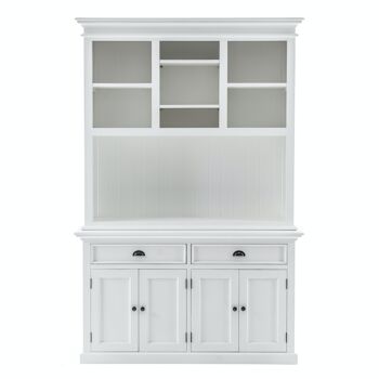 Halifax Buffet Hutch Unit avec 2 étagères réglables 1