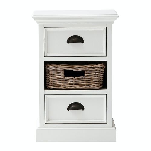 Halifax Bedside Storage Unit with Basket