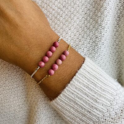 Pentaperle Rhodochrosite Bracelet