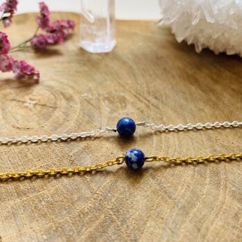 Bracelet Uniperle Lapis-Lazuli 3