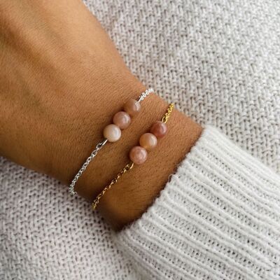 Bracciale Triperle Pietra del Sole