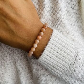 Bracelet Elastic'Perles Pierre du soleil 2