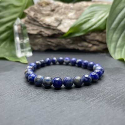 Elastic'Perles Lapis-Lazuli Bracelet