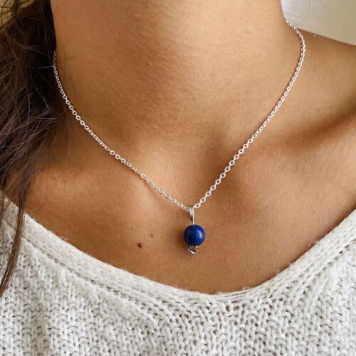 Coller Uniperle Lapis-Lazuli