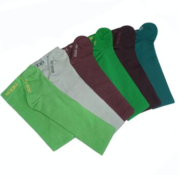 Collants en coton pour enfants >>Vert Herbe<< Uni coton doux 2