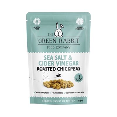 Sea Salt and Apple Cider Vinegar Roasted Chickpeas