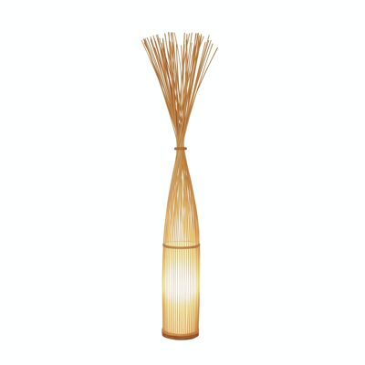 LAMPADAIRE EN BAMBOU TRESSE NATUREL HT 170CM NEST