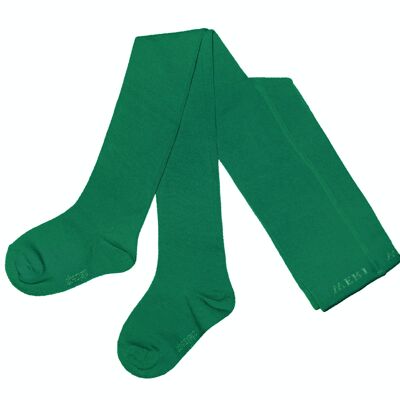 Cotton Tights for Children >>Emerald<< Plain Color UNI soft cotton