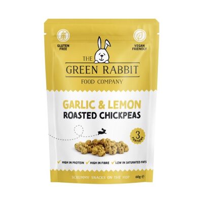 Pois chiches rôtis à l'ail et au citron
