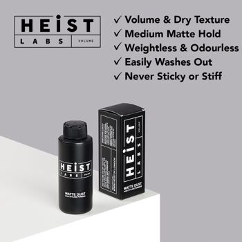 Poudre Coiffante Matte Dust par Heist Labs (20g) 2