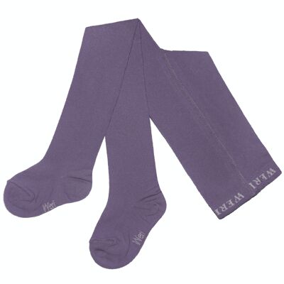 Cotton Tights for Children >>Quail<< Plain Color UNI