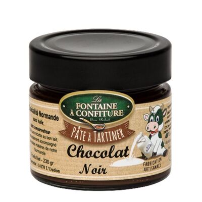 Crema spalmabile al cioccolato fondente 230g La Fontaine à Confiture