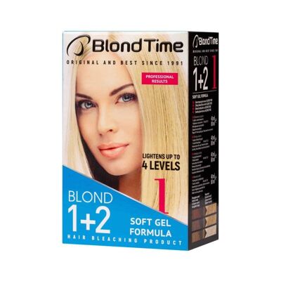 Gel blanchissant Blond Time - pour cheveux 4 nuances plus clairs