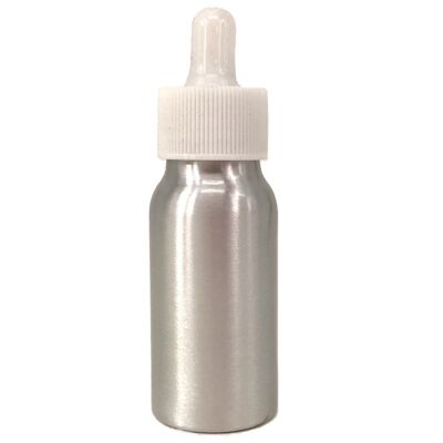 Nutley's 30 ml Aluminium-Tropfflaschen mit weißen Kappen – 150