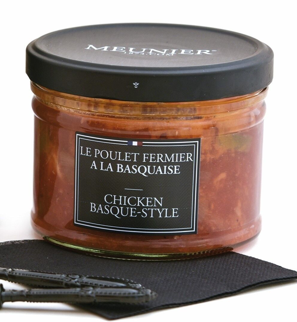 Freilandhuhn nach baskischer Art