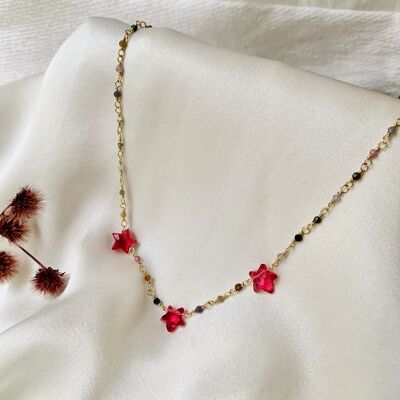 Collier chaine rosaire et trois étoiles Bangalore