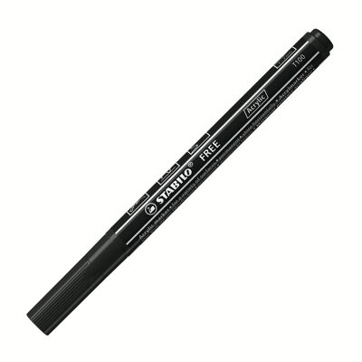 STABILO FREE Acryl-Marker T100 mit feiner Spitze – schwarz