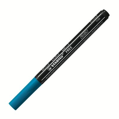 STABILO FREE acrylic fine tip marker T100 - turquoise green