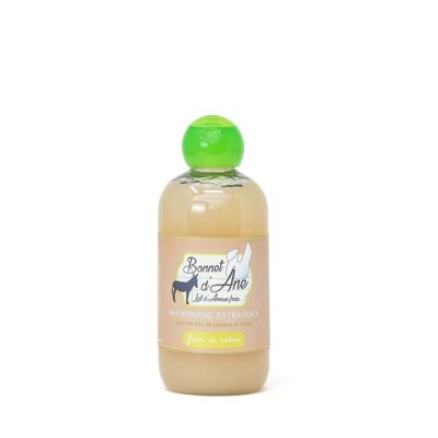 Shampooing fleur de coton au lait d'Ânesse frais et biologique- extra doux - 250ml