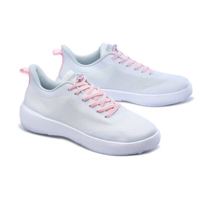 Basket SNUG Femme - Blanc - Tissu respirant - Du 36 au 41