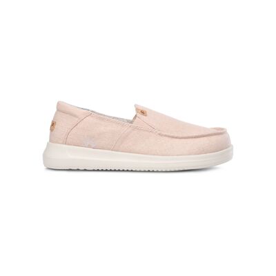 Moccasin MANON Woman - Linen and cotton - From 36 to 41