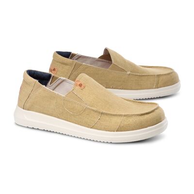 Moccasin MARIUS Man - Linen and cotton - From 40 to 46