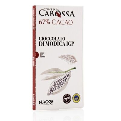 Modica Chocolate PGI 67% Cocoa – 75 g