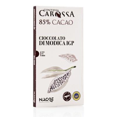
Modica Chocolate IGP 85% Cacao – 75 g