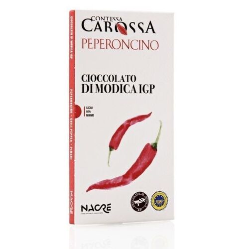 Cioccolato di Modica IGP Peperoncino – 75 g