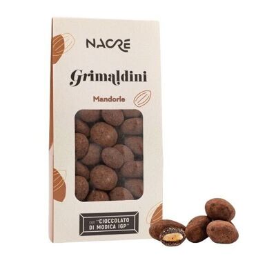 GRIMALDINI-MANDELN mit „Modica g.g.A.-Schokolade“ 70 % – 100 g
