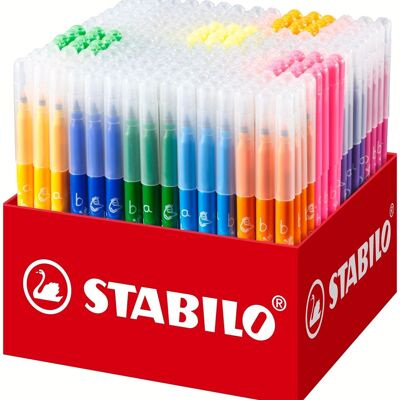 Coloring pens - Maxi schoolpack cardboard x 240 STABILO Trio A-Z