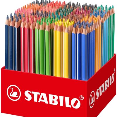 Crayons de couleur - Maxi schoolpack carton x 300 STABILO Trio