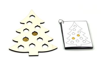 Sapin de Noël scintillant - Forfait 1 : plateau de jeu + attributs + cartes tâches 3