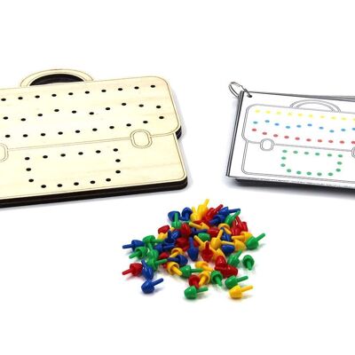 Decorate satchel - Paquete 1: tablero de juego + atributos + tarjetas de tareas