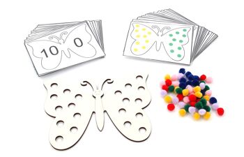 Papillon - Forfait 1 : plateau de jeu + attributs + cartes tâches 1