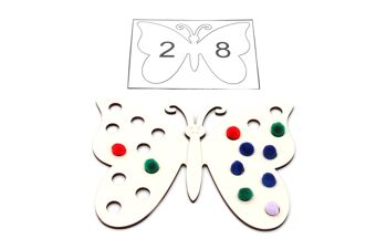 Papillon - Forfait 1 : plateau de jeu + attributs + cartes tâches 2
