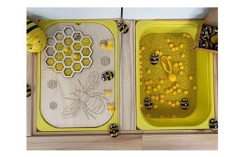 Abeille et nid d'abeille (3D) 4
