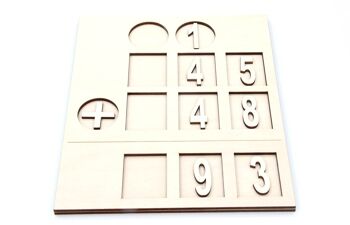 plateau de nombres - Forfait 1 : plateau de jeu 2