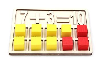 Dix sommes au carré (2 x 5) - Forfait 1 : plateau de jeu 4