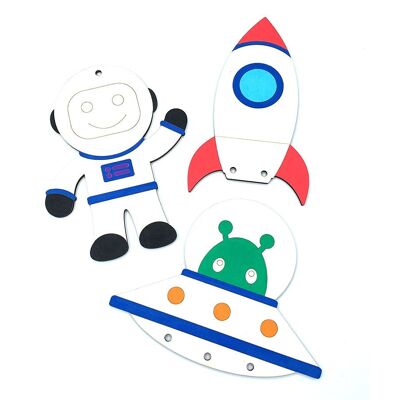 Space Links - Pack 2: 3 tableros de juego (de colores)