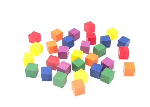 Wrapping presents - Pack 3: Attributes (Wooden Cubes)